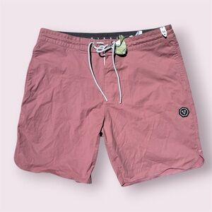 Vissla Men’s Rose Swim Trunks Vissla Mens 34 Boardshorts Pink Mauve NWT Nylon